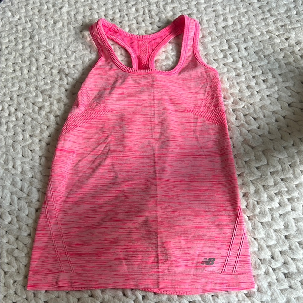 New Balance Pink Racerback Tank Top